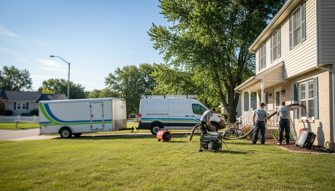 Flooded Basement Restoration And Cleanup With Repair in Wren, OH near me